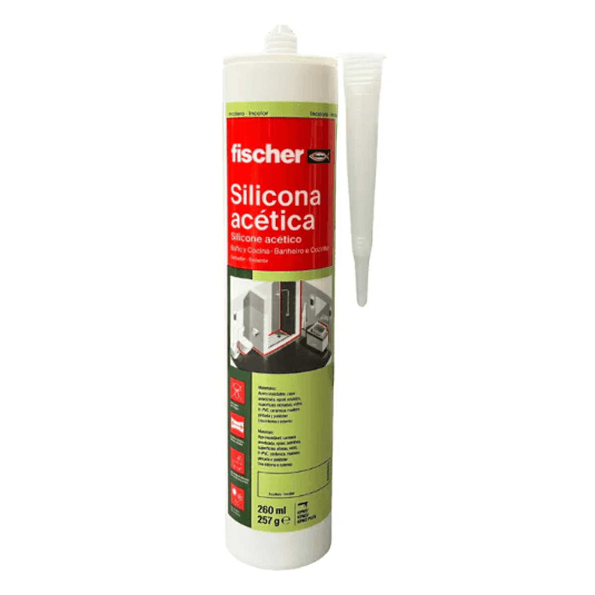 FISCHER SILICONE  ACÉTICO