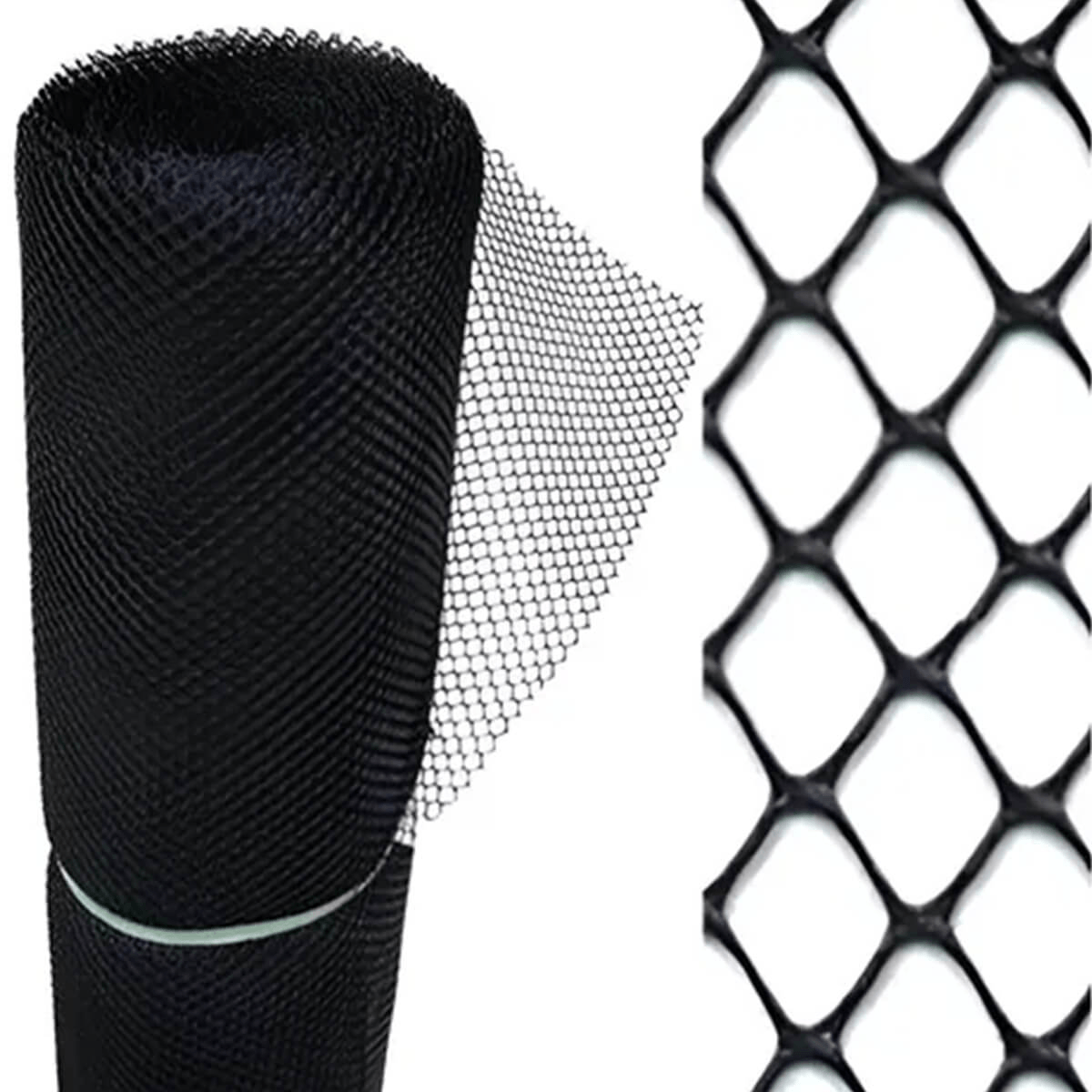 TELA PLASTICA LEVE GALINHEIRO 2” – 1,5X50 M (12 KG)