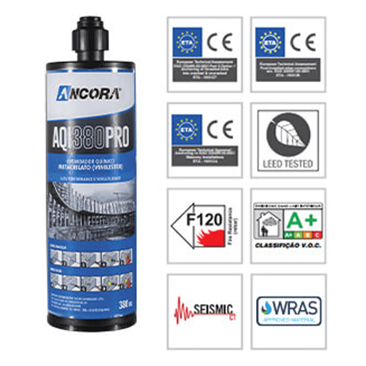 ANCORA CHUMBADOR QUIMICO AQI 380PRO