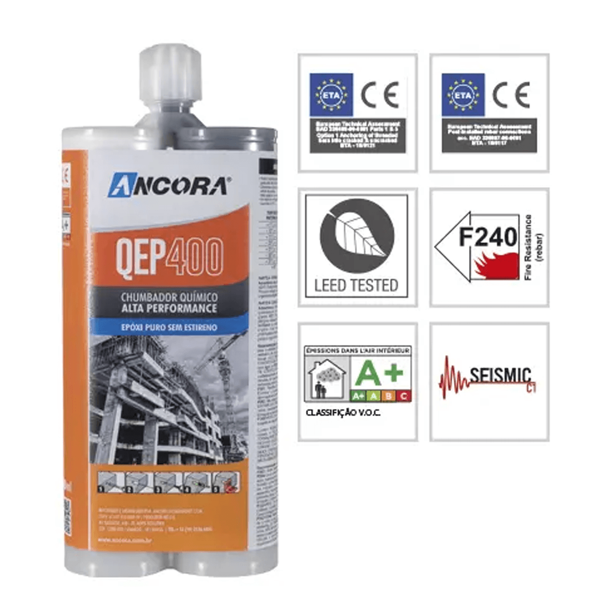 ANCORA CHUMBADOR QUIMICO QEP400