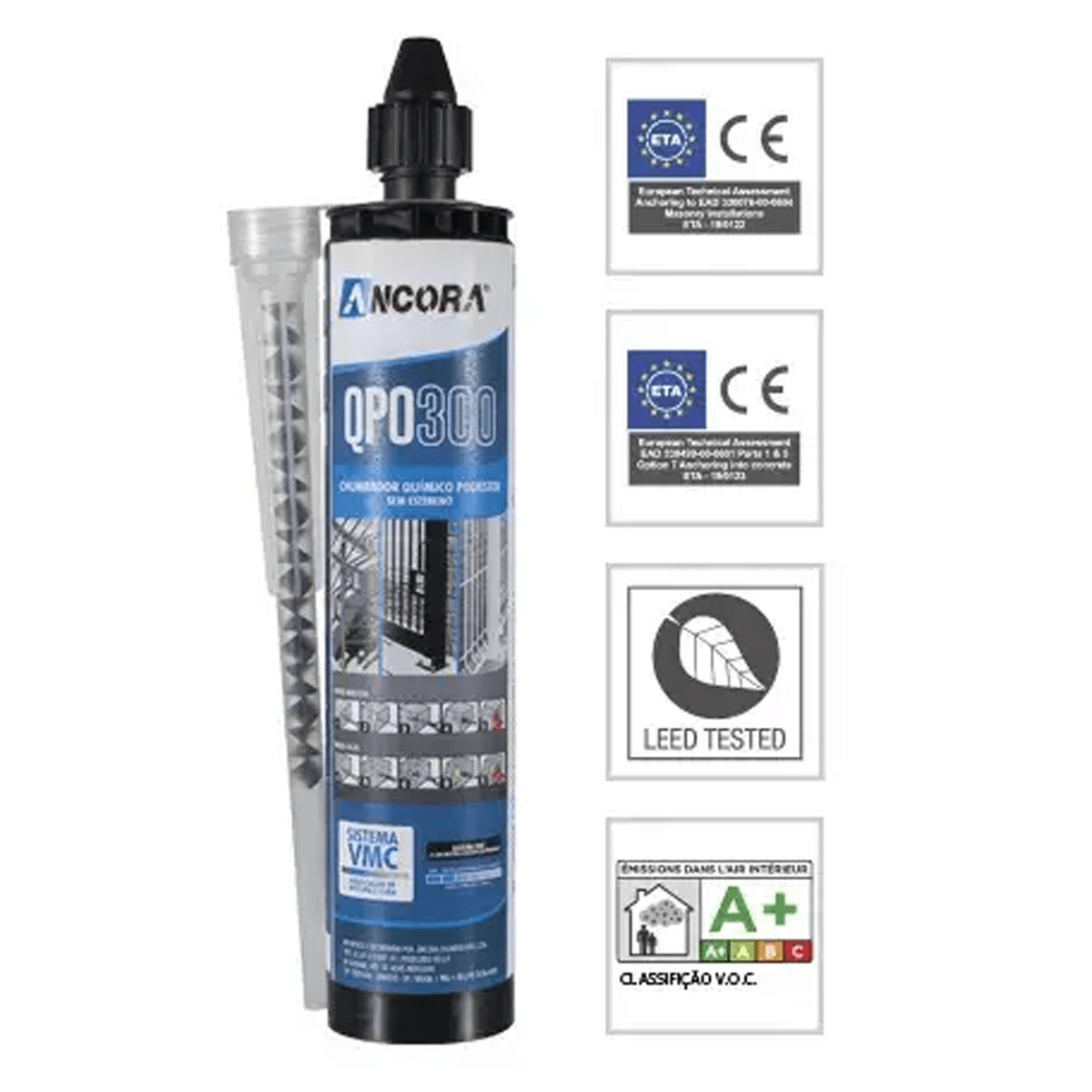 ANCORA CHUMBADOR QUIMICO QPO 300