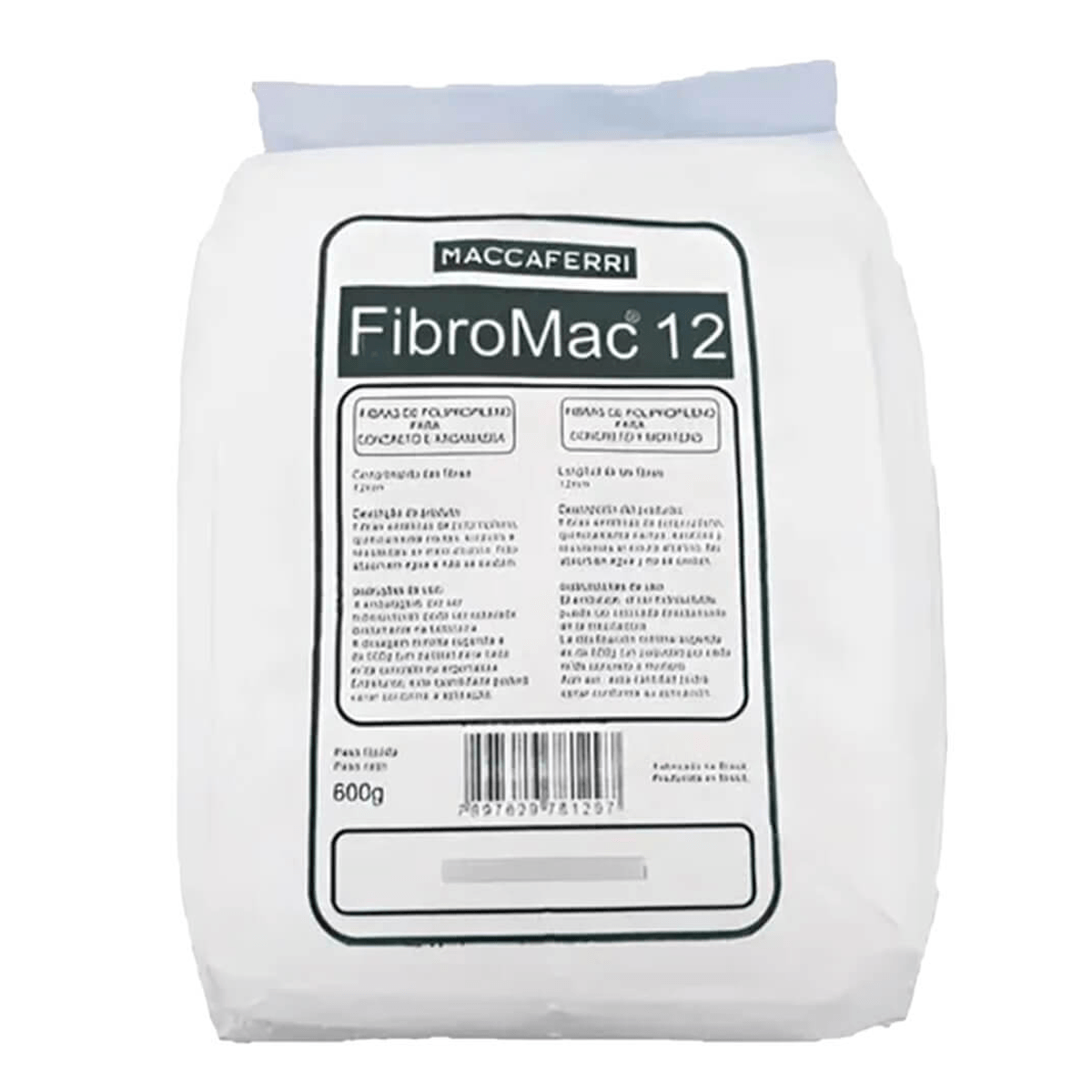 FIBRA DE POLIPROPILENO FIBROMAC 12
