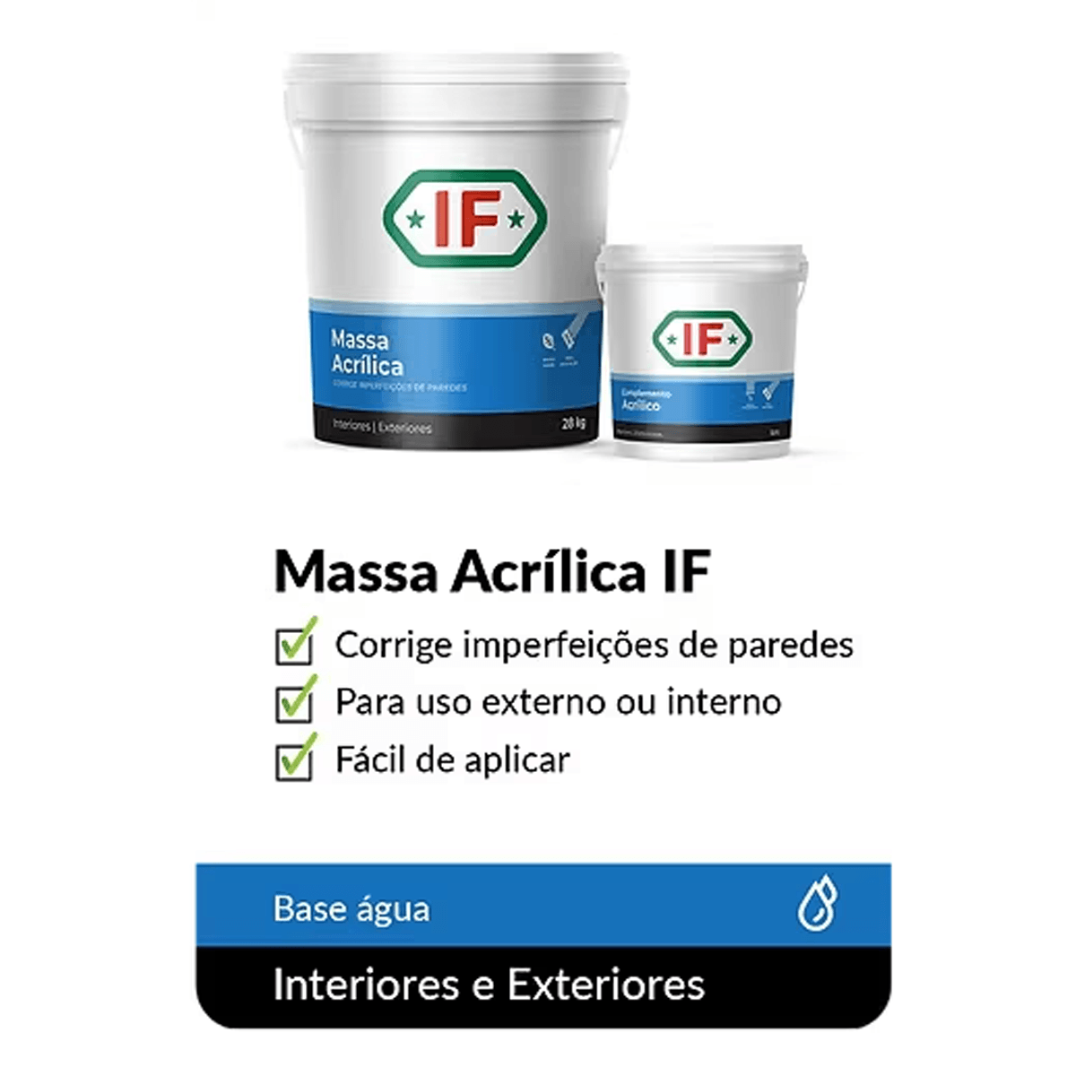 MASSA ACRÍLICA IF