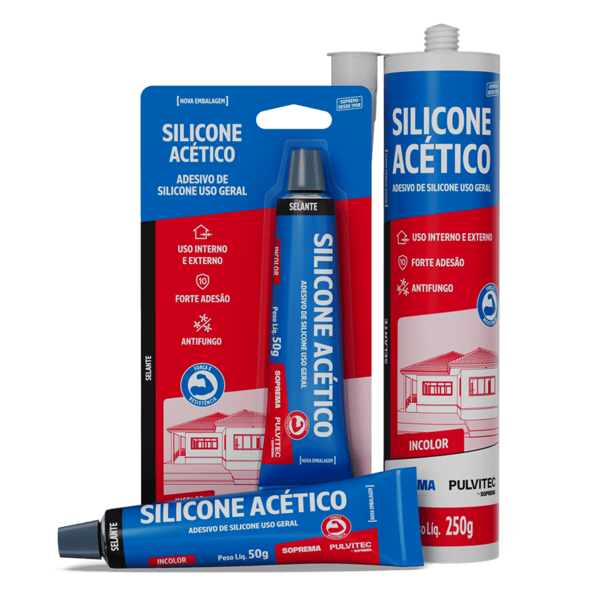 POLYFORT SILICONE MULTIUSO ACETICO