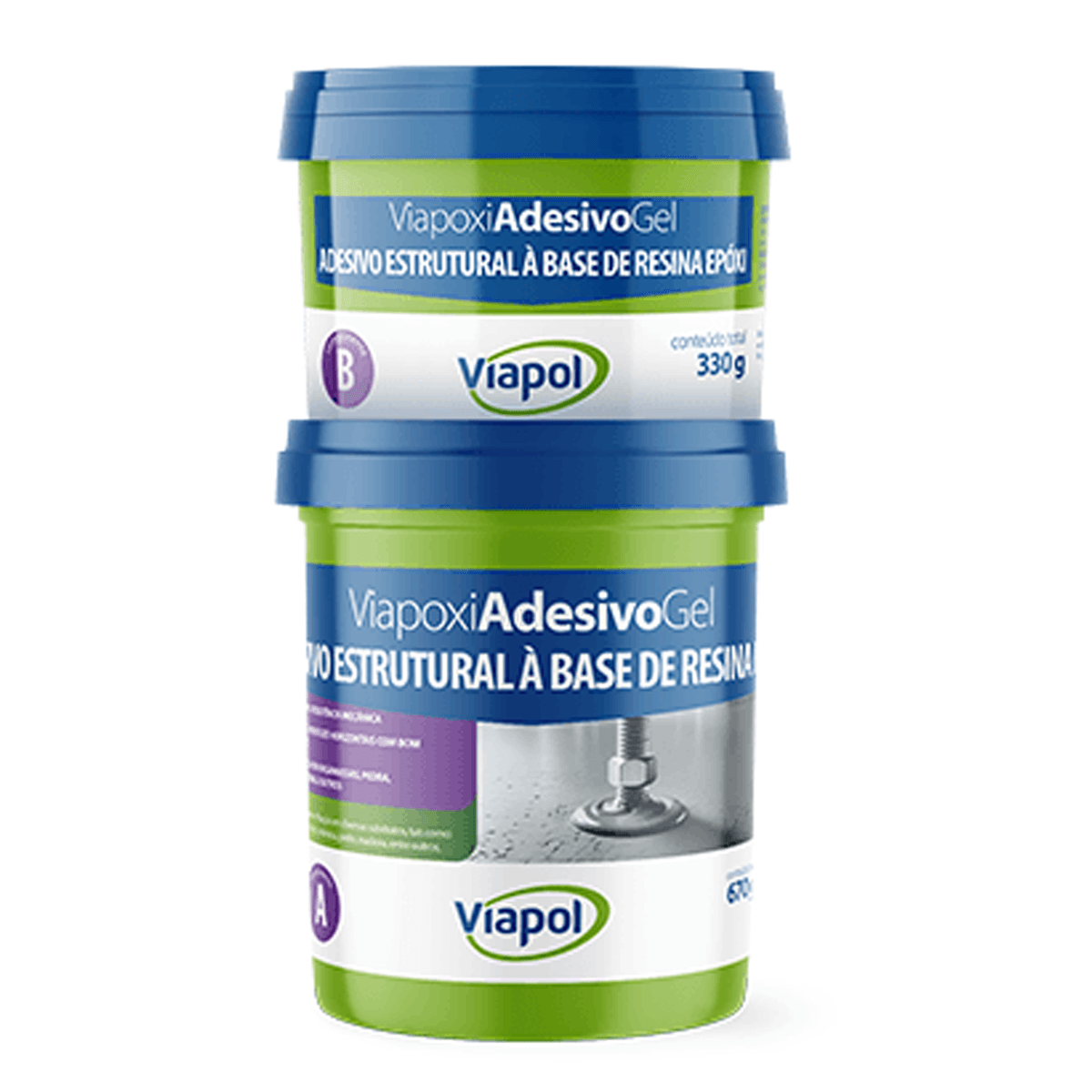 VIAPOL VIAPOXI ADESIVO GEL – 1KG